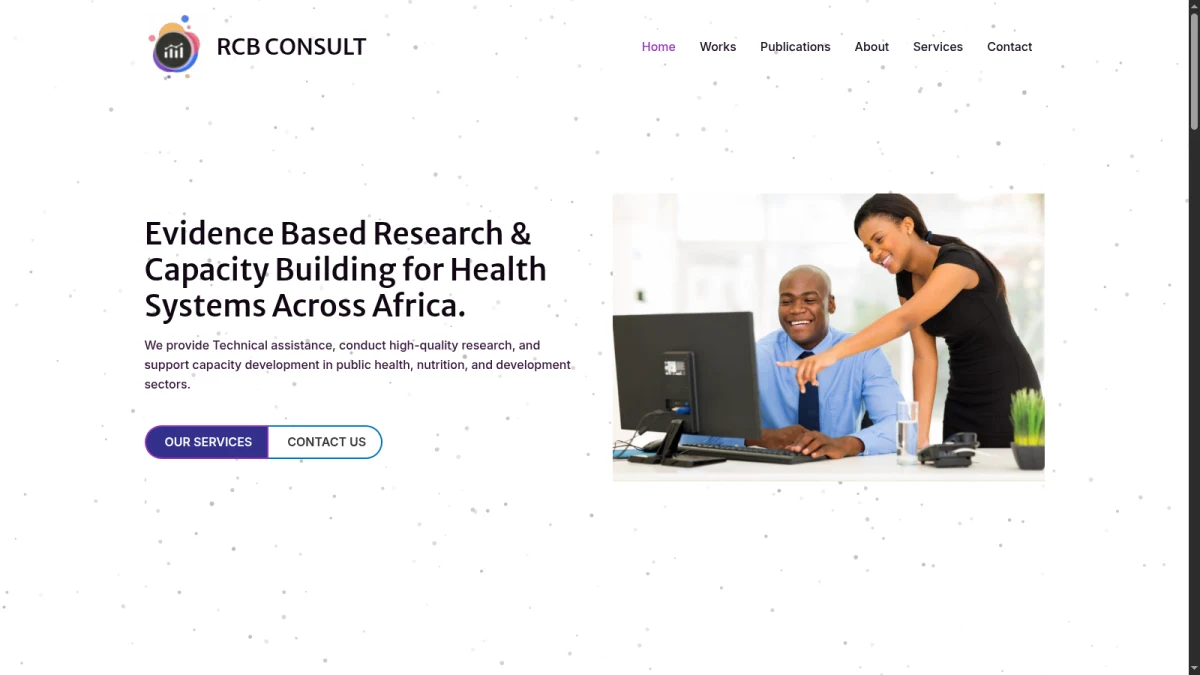 RCB Consult website screenshot